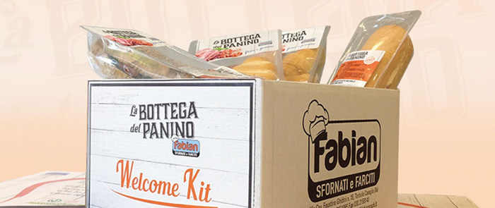 Welocme kit - Panini per bar