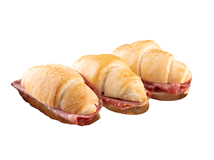 3 mini brioches salate