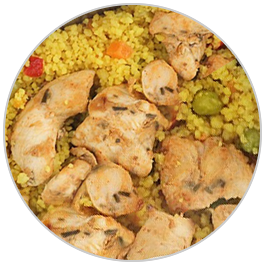 Cous cous con pollo e verdure