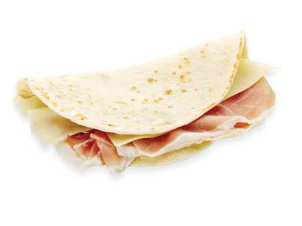 Piadina con crudo